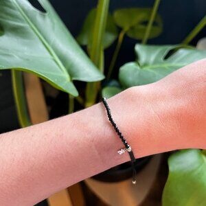 AUTHENTIC TOUS Silver Bracelet with Spinels – Adjustable, Like New Condition